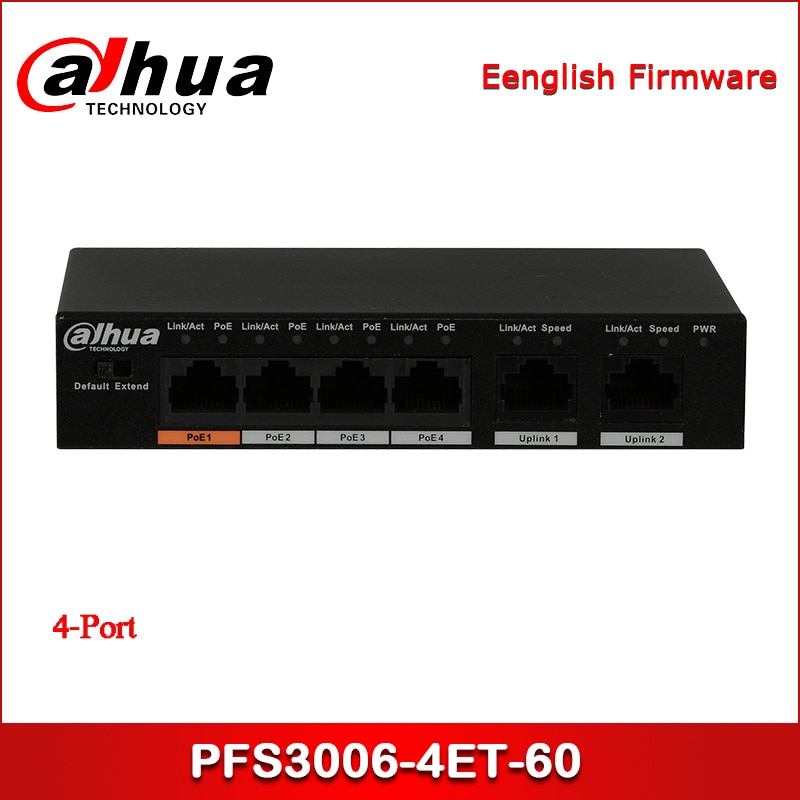 Dahua PFS3006-4ET-60 4 Ʈ PoE ġ ( )